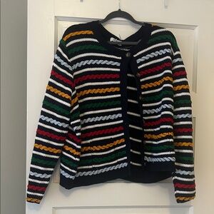 La Ligne Target Colorful Striped Cardigan
